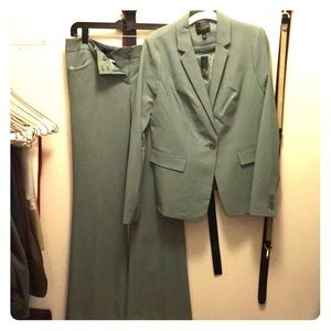 The Limited Sage Green Suit
